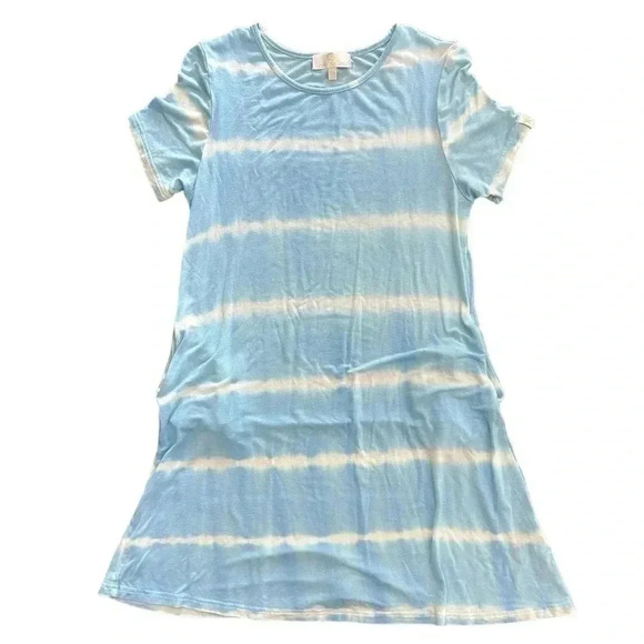 Simply Southern Girls Tie Die Dress With Pockets size Large 10-12 - Picture 1 of 7